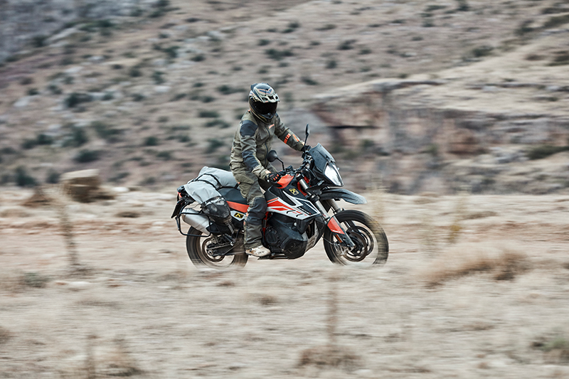 Guy riding off road wearing Klim Baja S4 suit